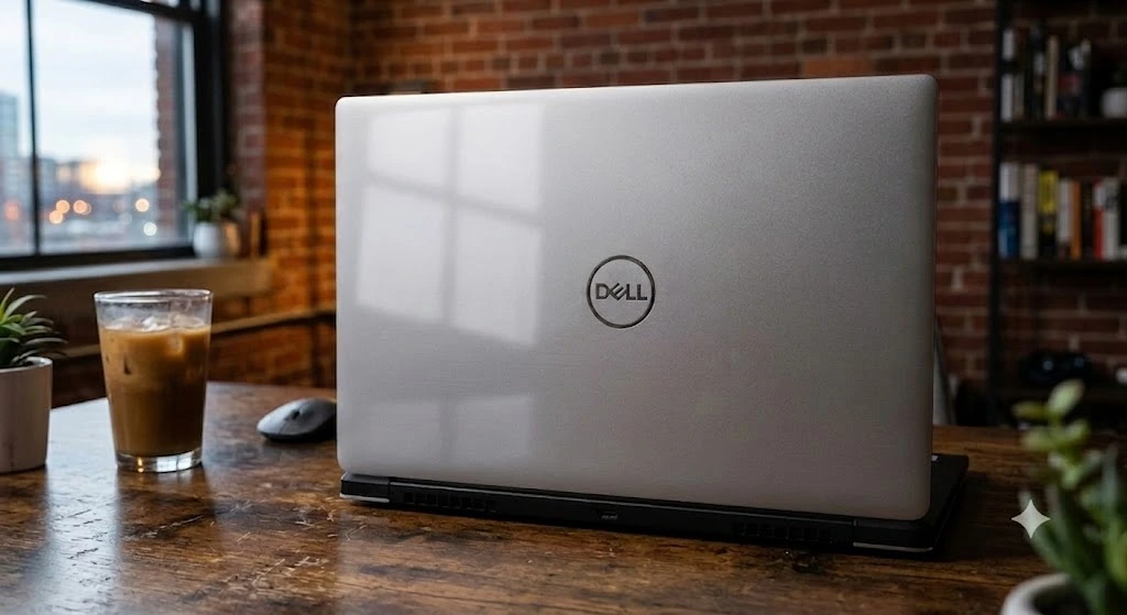 Plain laptop before applying vinyl stickers
