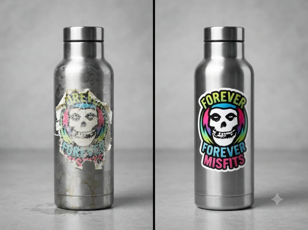 Vinyl stickers vs Paper stickers