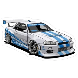 nissan-skyline-gtr-r34-sticker